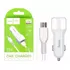 CAJA CARGADOR AUTO MAS CABLE HOCO