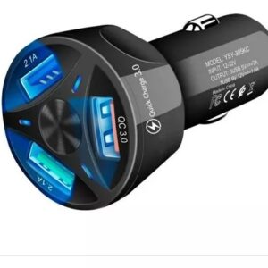 CARGADOR AUTO RAPIDO 3 USB