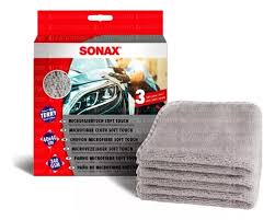 SONAX KIT PAÑOS MICROFIBRA